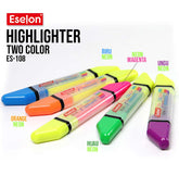 Eselon Double Side Highlighter Marker In Different Colors